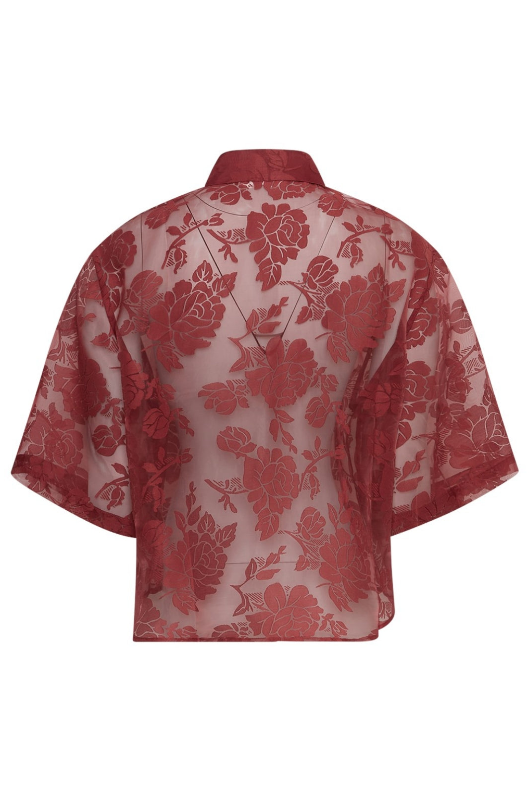 Moss Copenhagen - Mschlettiche 3/4 Shirt 19356 - Syrah