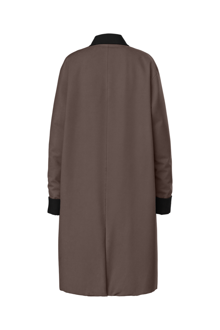 Pieces - Pcjorma Long Corduroy Jacket - 5099945 Coffee Quartz Black
