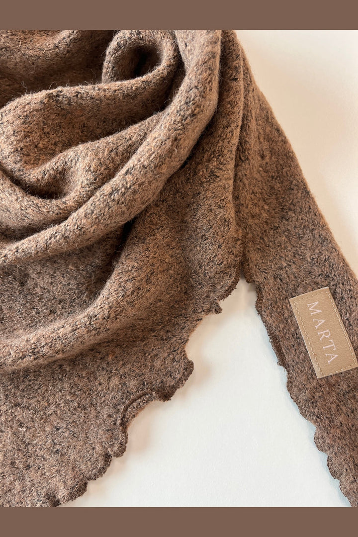 Marta Du Chateau - Mdcbibby Scarf T1369-BA - Brown