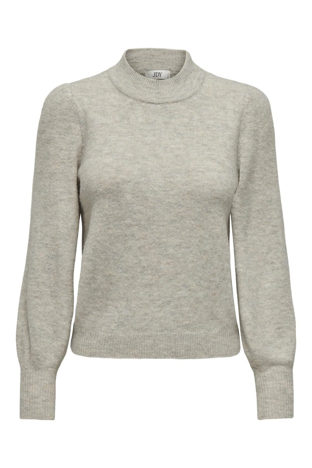 JDY - Jdyrue Life L/S Pullover Knt - 3716766 Chateau Gray Melange