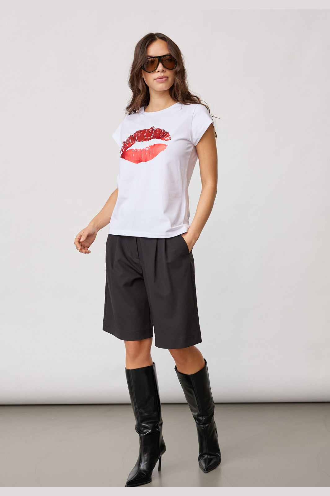Co´Couture - 43099 Kisscc New Tee 503831 - 00011 - Red