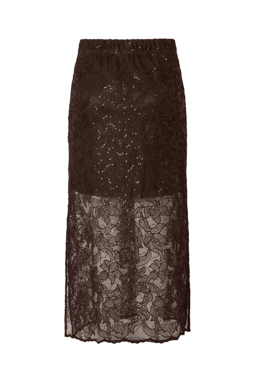 Pieces - Pclouise Midi Skirt - 5067495 Delicioso Tone In Tone Sequens