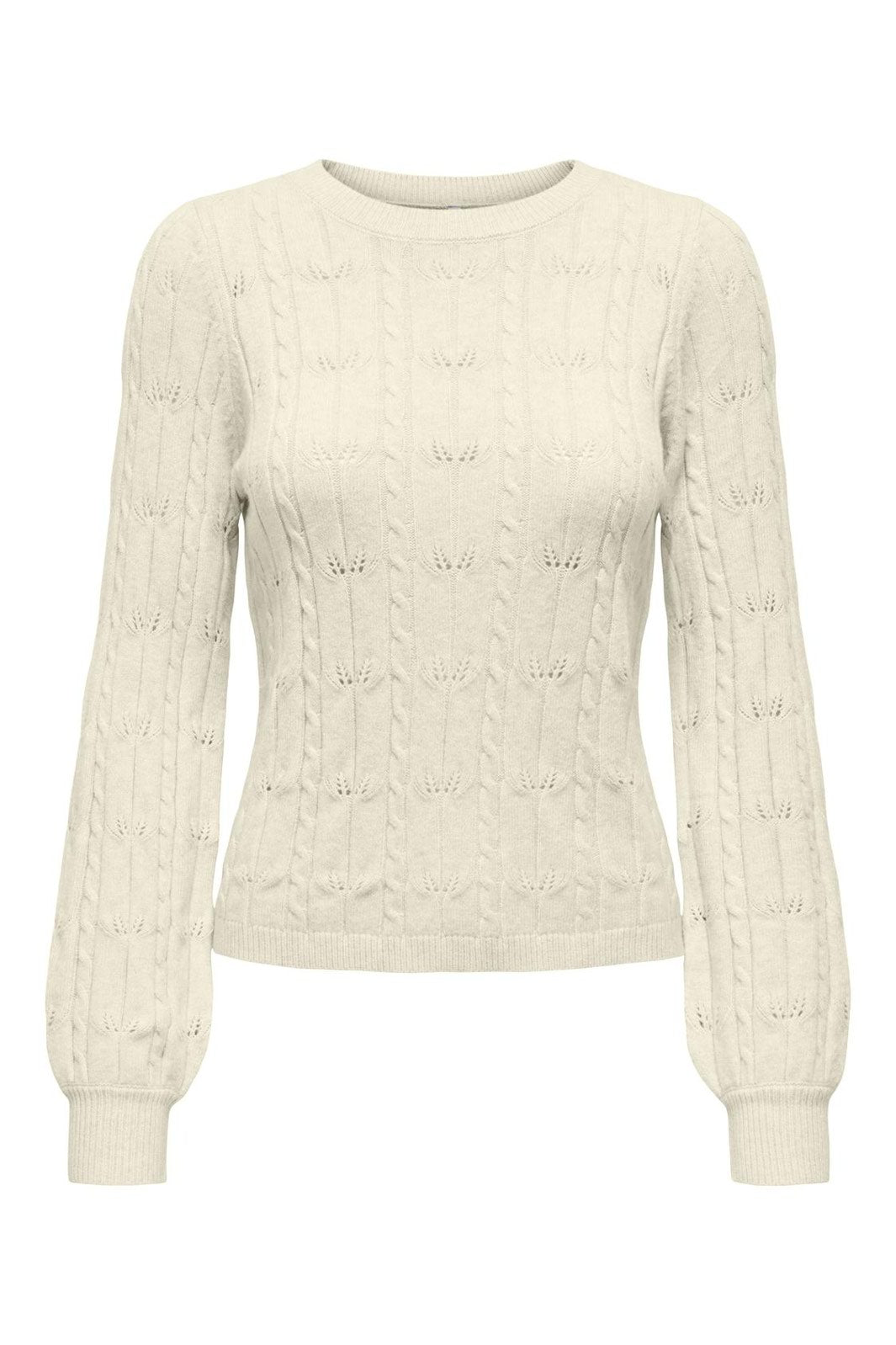 Only - Onlkatia Ls Structure O-Neck Pull Cc Knt - 4959380 Baby'S Breath
