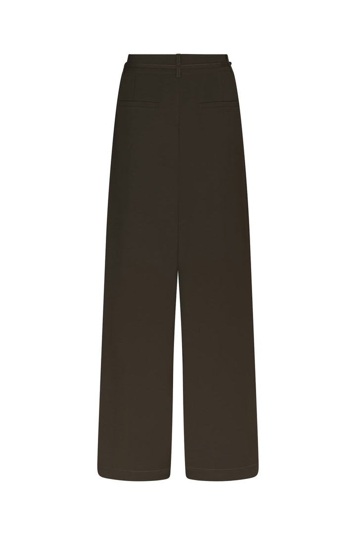 Neo Noir - Eddina Woven Pants 170464 - 676 - Dark Brown