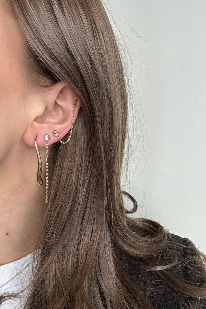 Enamel Copenhagen - Earrings, Talia E471G - 925S/Gp Øreringe 