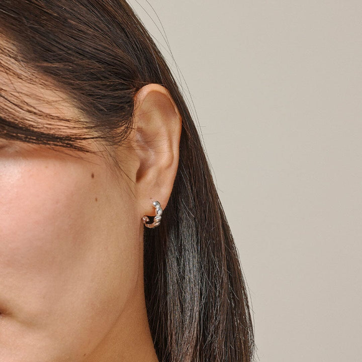 Enamel Copenhagen - Hoops, Nara E472S - 925S Øreringe 