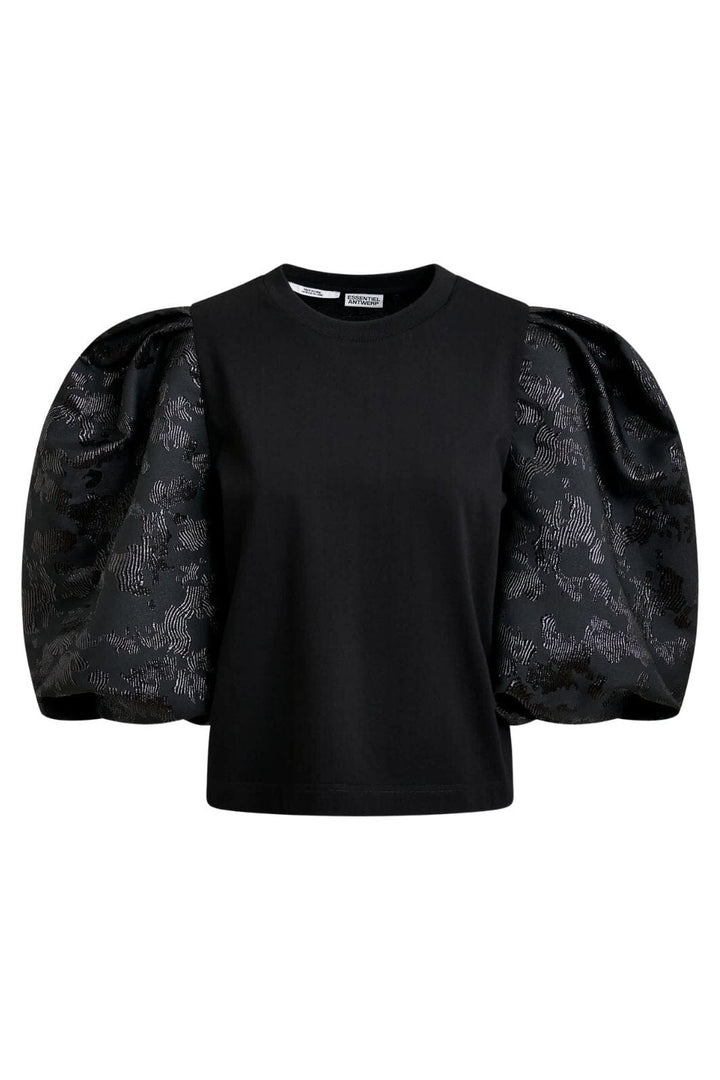 Essentiel Antwerp - Imortel Printed Jersey Dressimortel - Combo1 Black Kjoler 