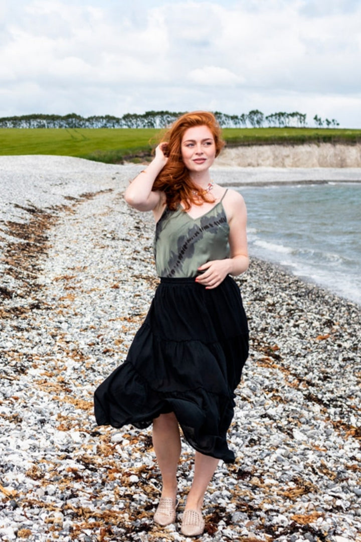 Forudbestilling - Black Colour - Bcadelaine Boho Skirt - Black (Juni/Juli) Nederdele 