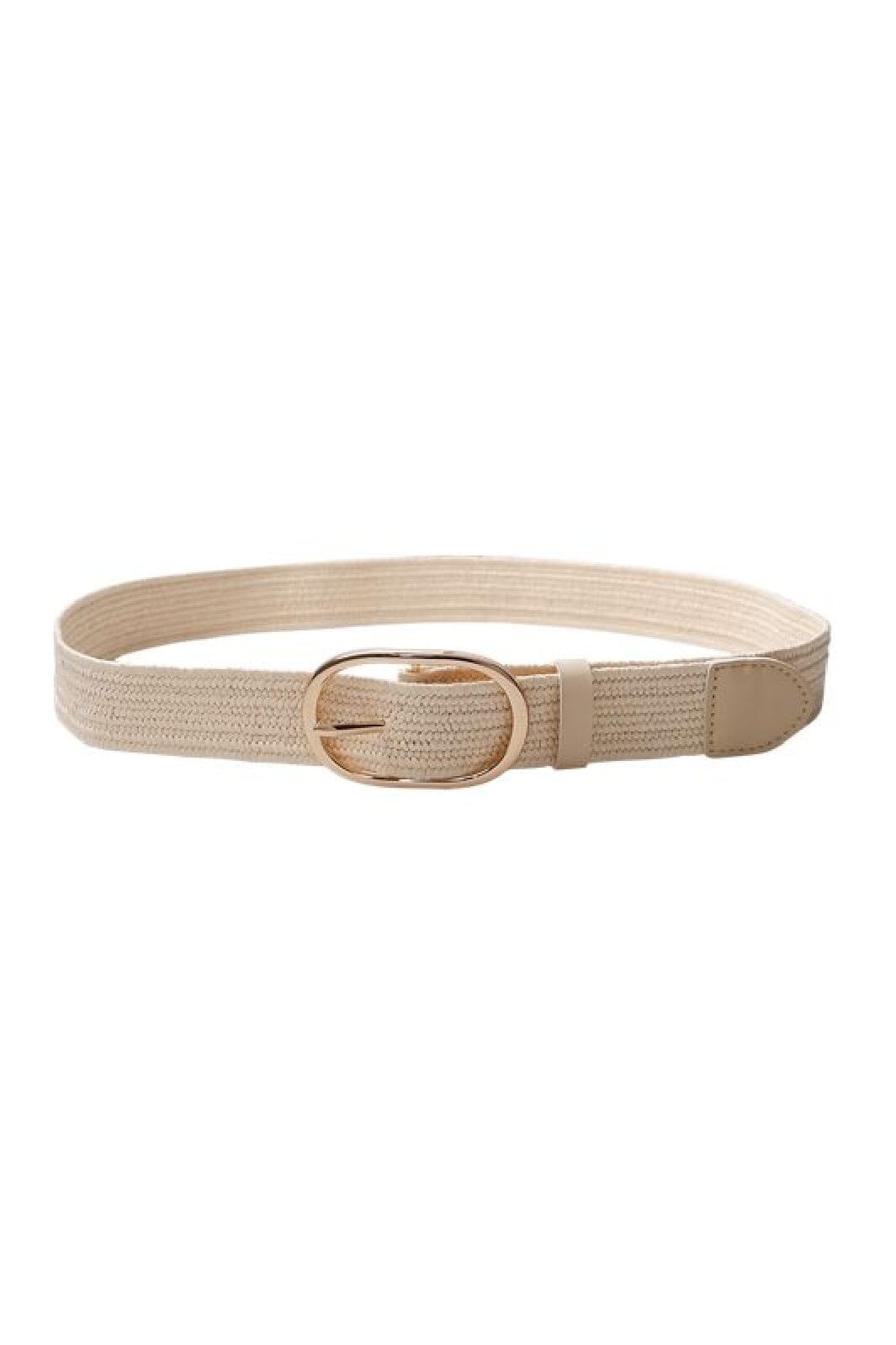 Forudbestilling - Black Colour - Bccharmaine Jute Belt 10313 - Lt. Nature Bælter 