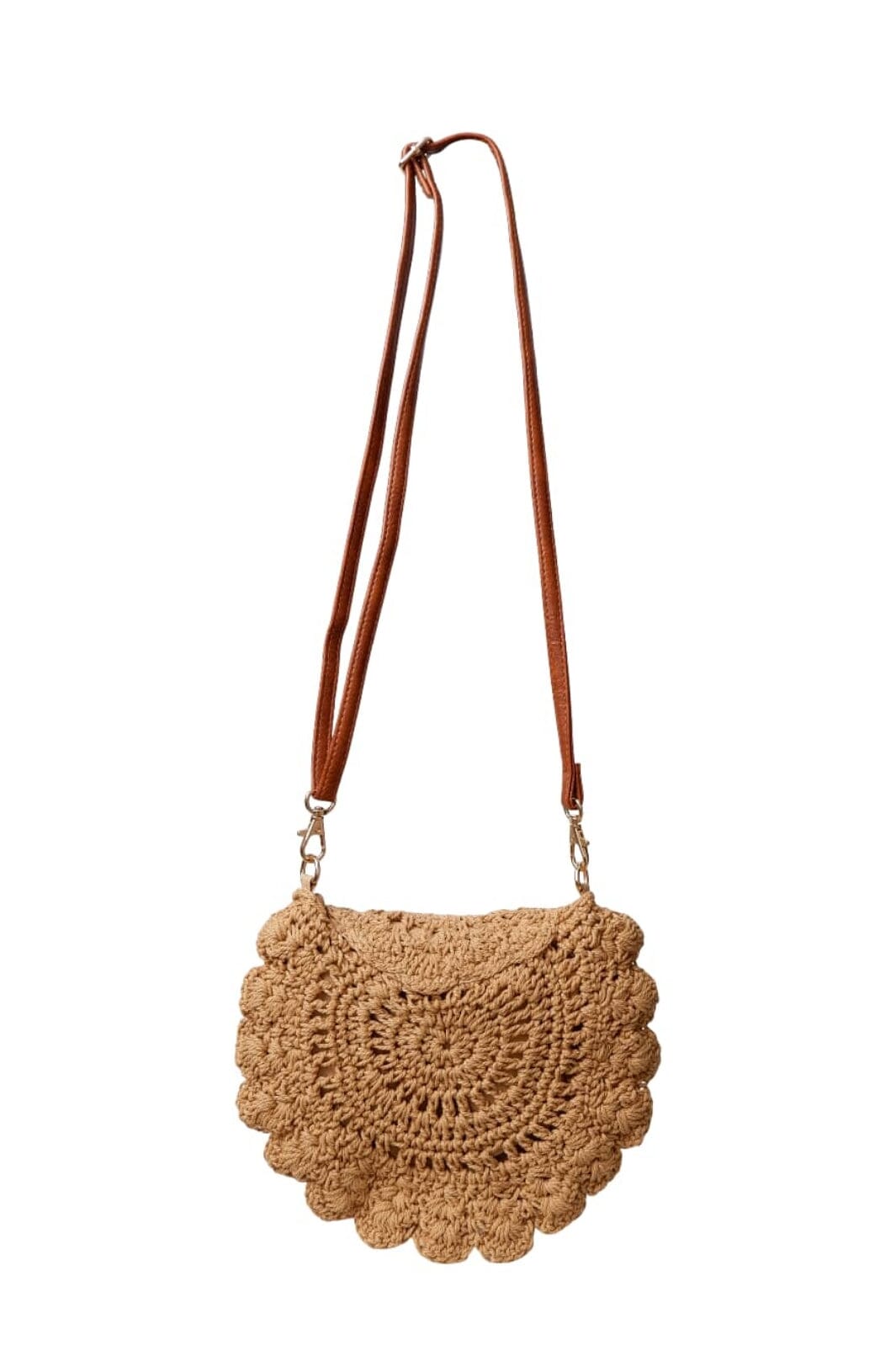 Black Colour - Bccrochet Mini Bag 9351 - Nature