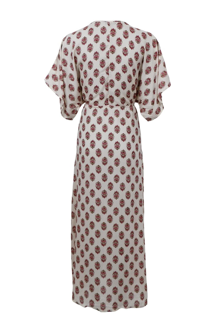 Black Colour - Bcstella Long V-Neck Dress 39607 - Noble Rose