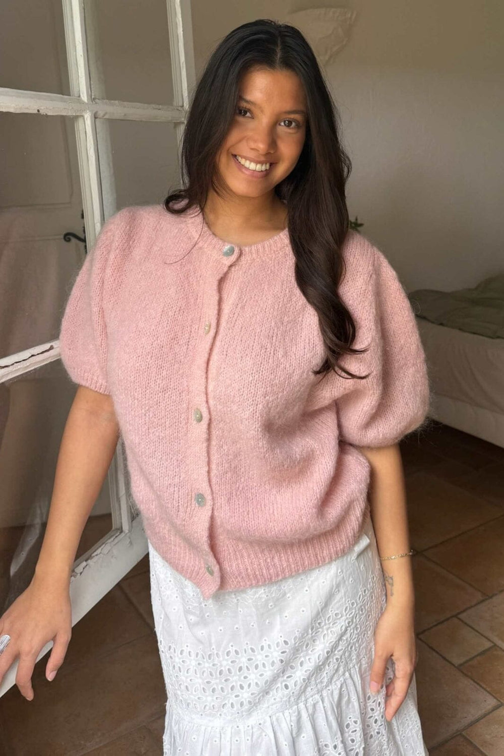 BYIC - Idaic Ss Cardigan 5265 - Light Pink