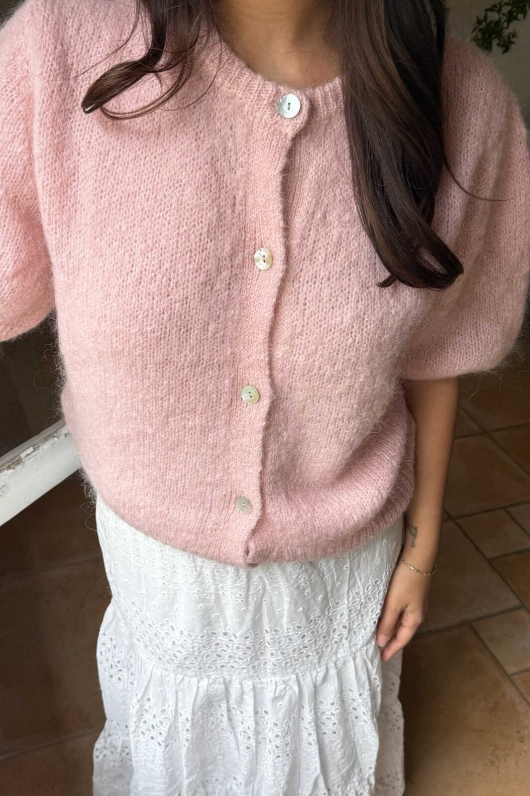 BYIC - Idaic Ss Cardigan 5265 - Light Pink