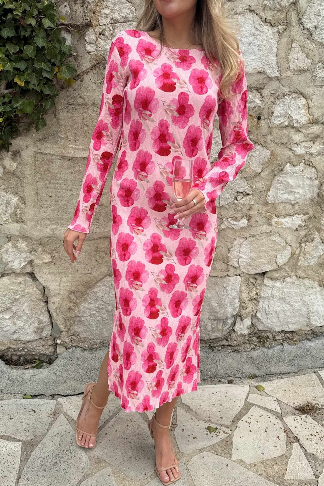 BYIC - Odaic Dress A1015 - Pink Rose Blush