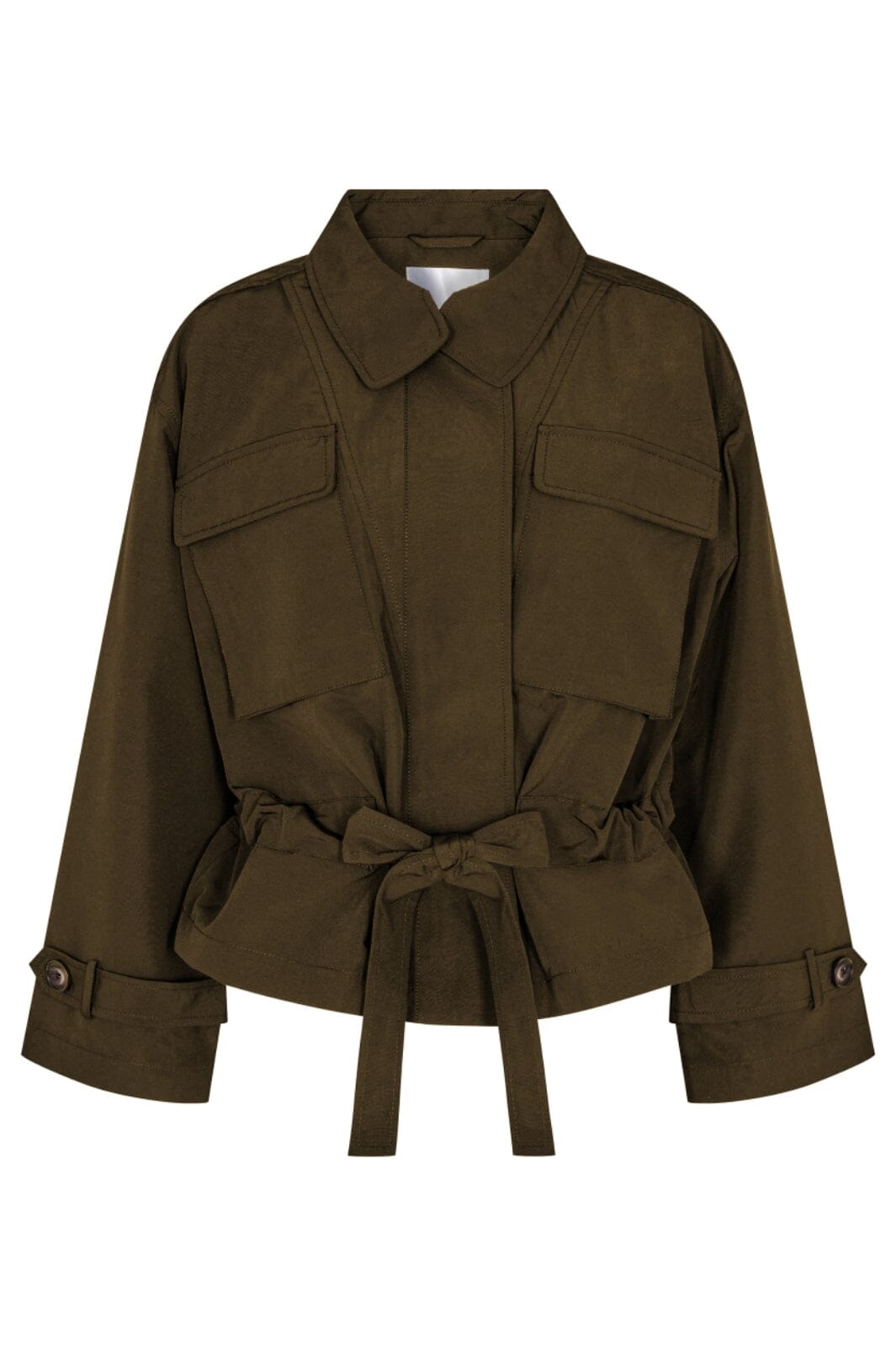 Forudbestilling - Co´couture - Elbacc Crop Jacket - Army (April) Overgangs/Sommer Jakker 