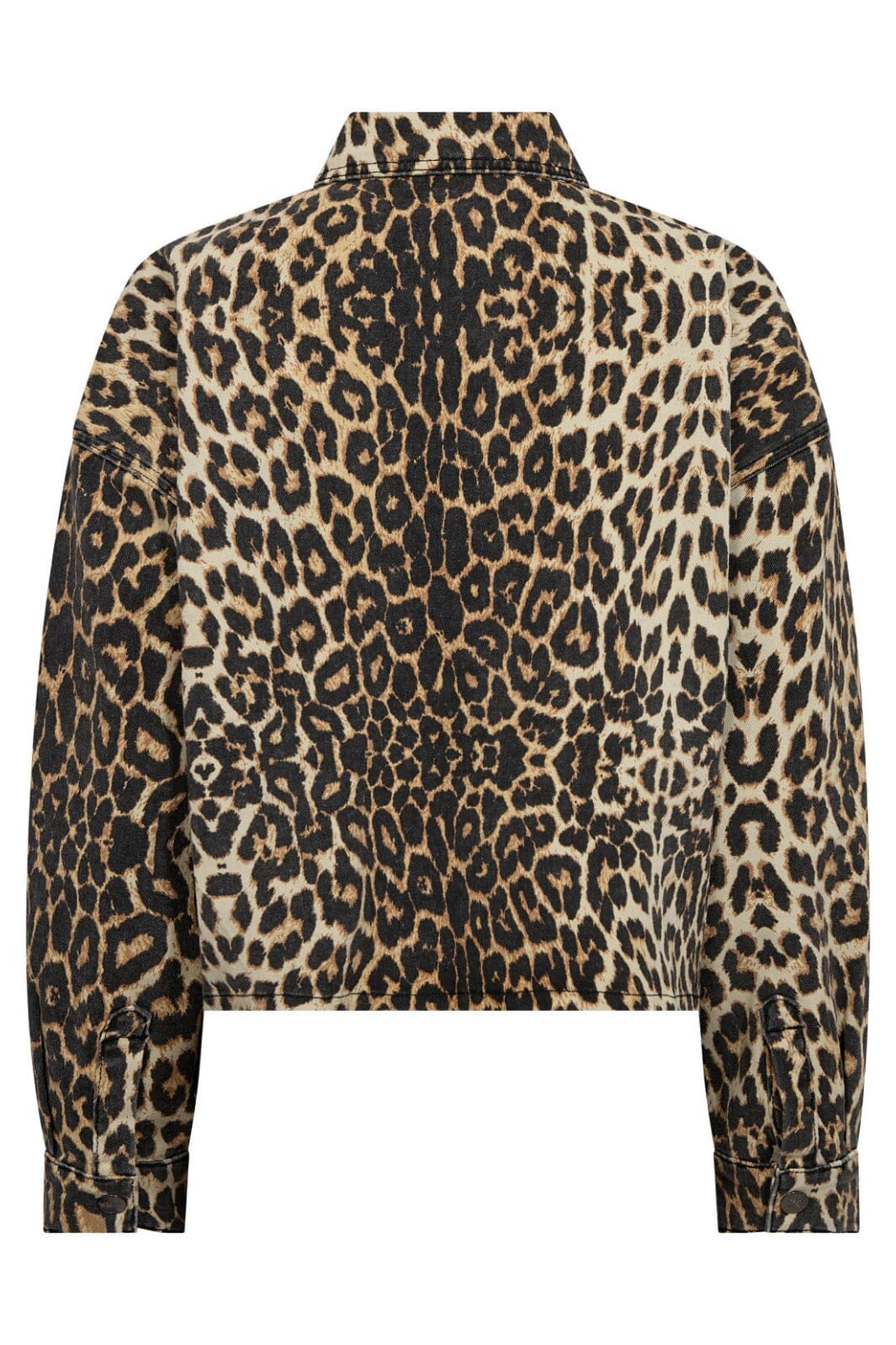 Co´Couture - Leocc Denim Crop Shirt 35931 - 16 - Khaki