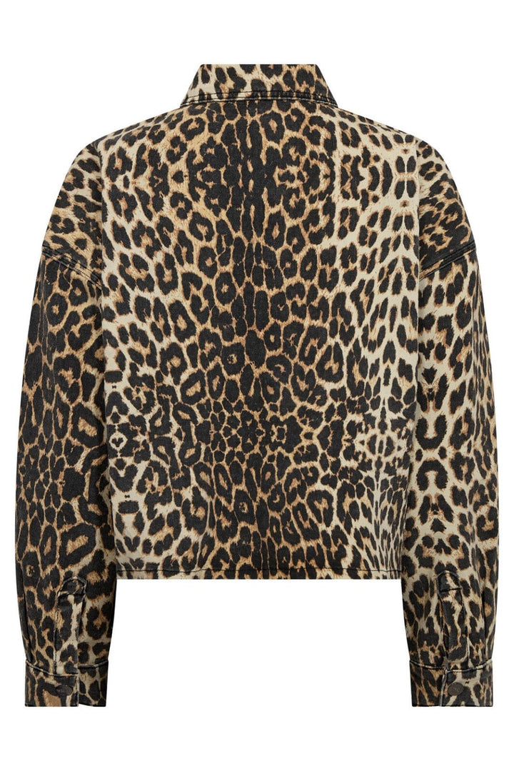 Co´Couture - Leocc Denim Crop Shirt 35931 - 16 - Khaki