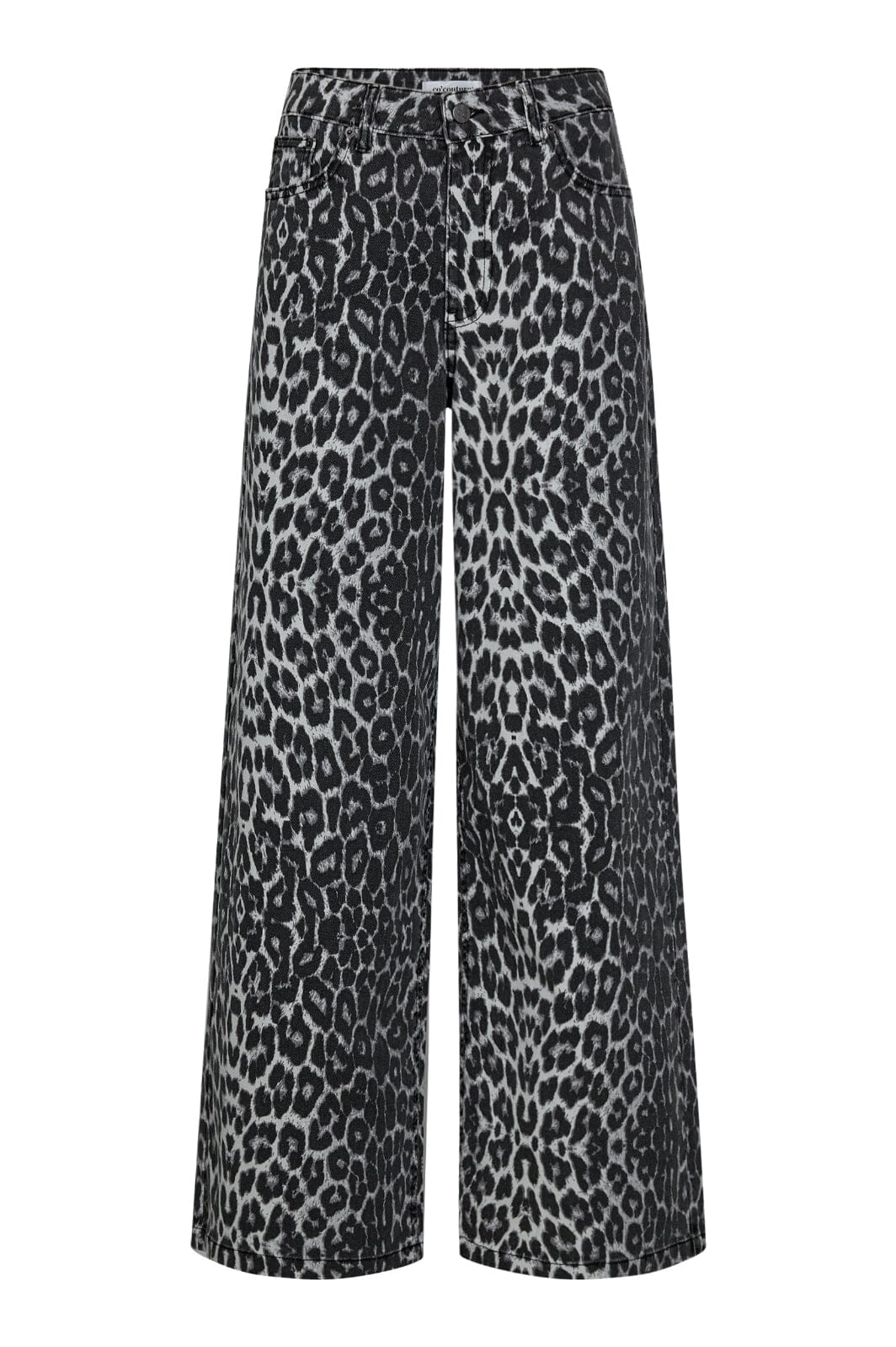 Forudbestilling - Co´couture - Leocc Wide Pant 31287 - 140 Dark Grey Bukser 