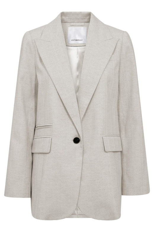 Forudbestilling - Co´Couture - Lisacc Linen Single Blazer 30305 - 199 - Bone