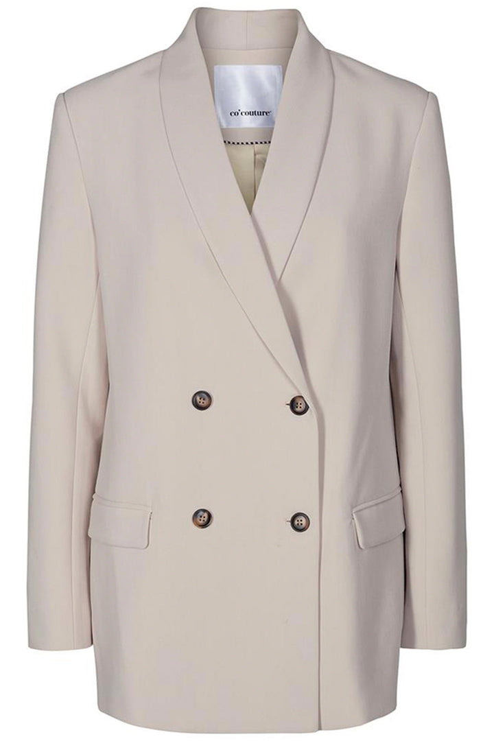 Forudbestilling - Co'couture - Vola Oversize Blazer - Bone (Maj) Blazere 