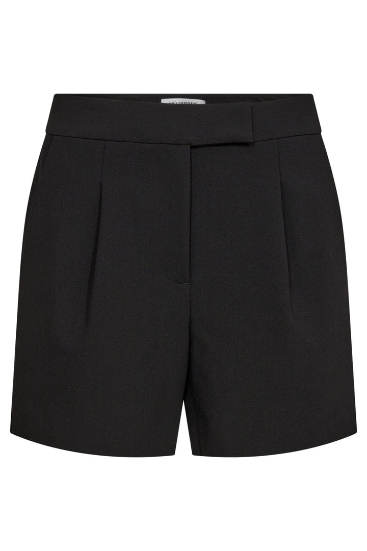 Forudbestilling - Co´couture - Volacc Crop Pleat Shorts 31224 - 96 Black Shorts 