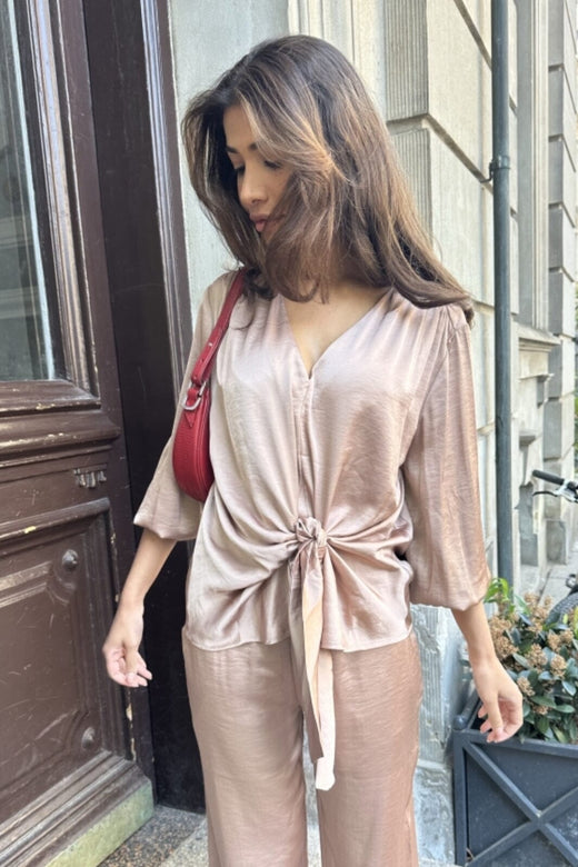 Continue - Karina Satin Wrap 14974 - Sand