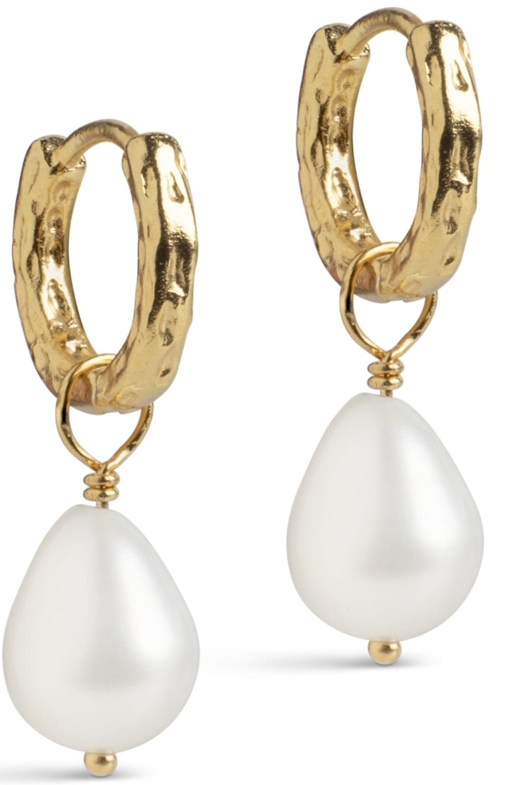 Forudbestilling - Enamel Copenhagen - Hoops, Significant Pearl - Pearls Øreringe 