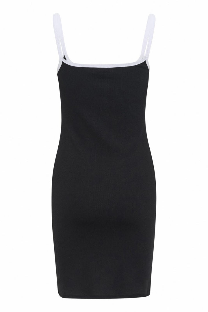 Gestuz - Gzdrew Contrast Logo Strap Dress 10910278 - 100017 - Black