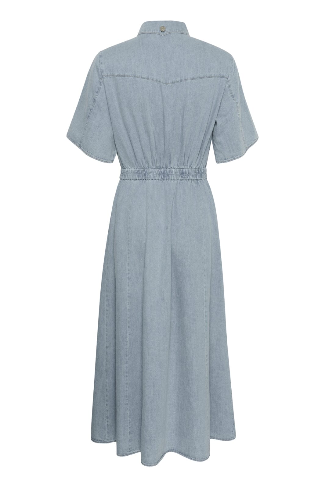 Gestuz - Gzsauda Ss Long Dress 10910194 - 104611 - Light Blue Washed