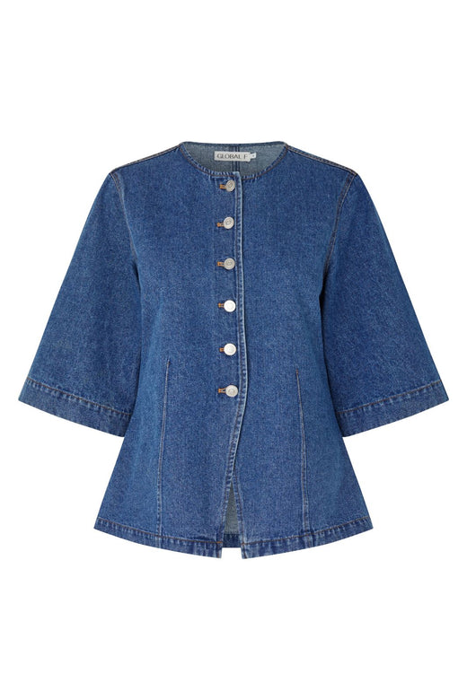 Forudbestilling - Global Funk - Lila-G 74350296 - P32 - Vintage Blue Wash Skjorter 