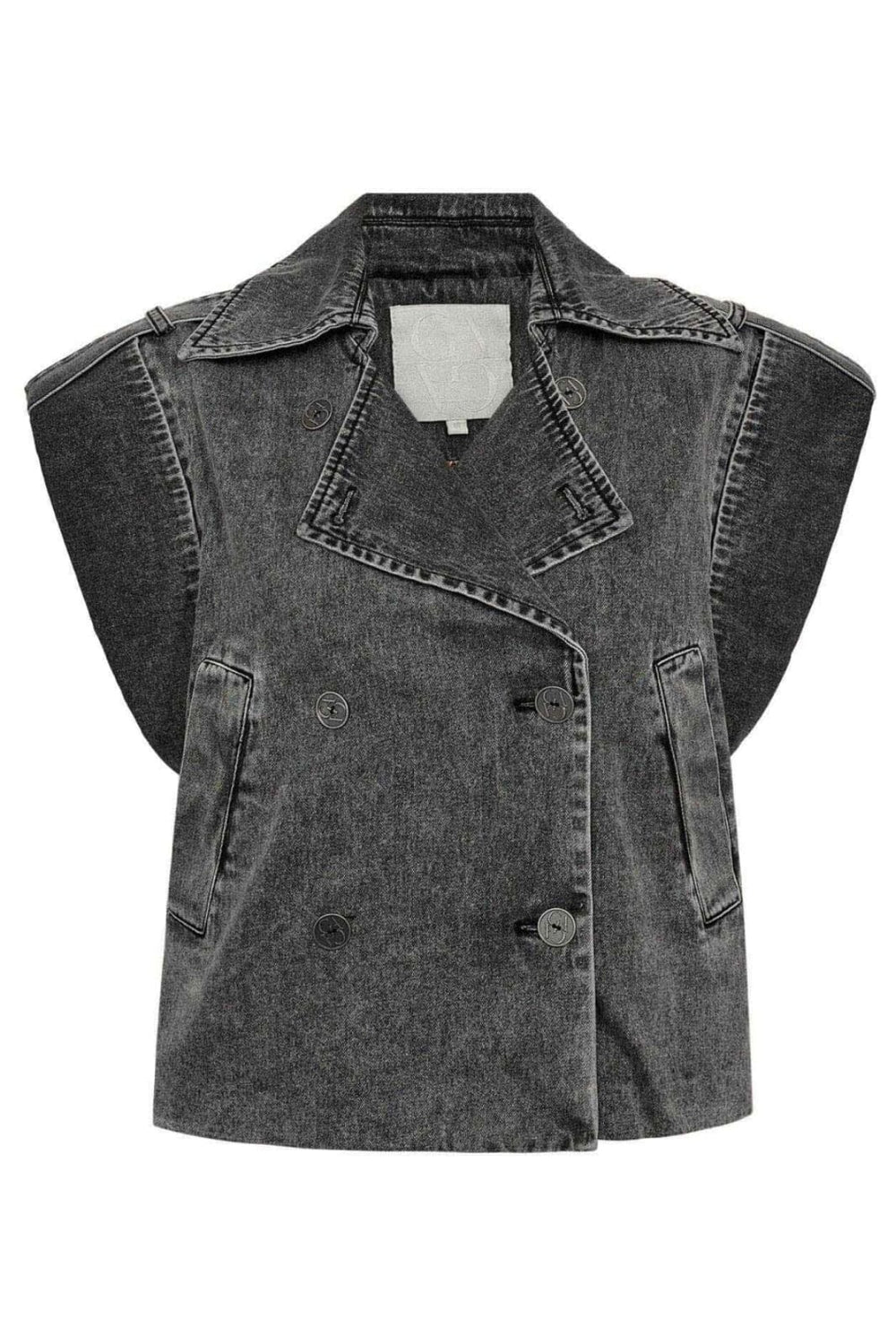 Gossia - Alfridago Vest G2719 - Black Snow Wash