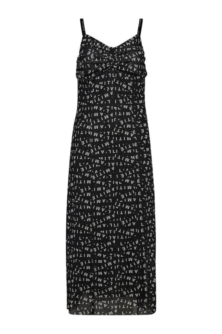 Haute L'Amitié - L'Amitié Mesh Strap Dress HL10126 - Black