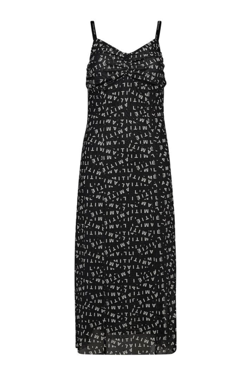 Haute L'Amitié - L'Amitié Mesh Strap Dress HL10126 - Black