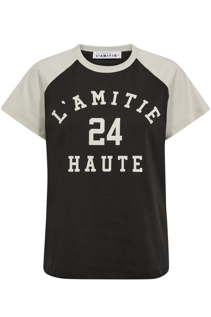 Haute L'Amitié - Neckline College Tee HL10109 - Antracit