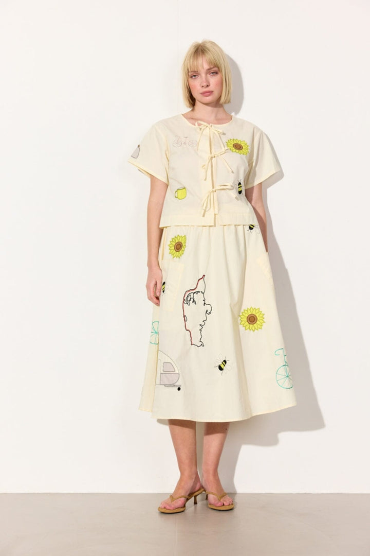 Hunkøn - Loretta Top 25305 - Cream