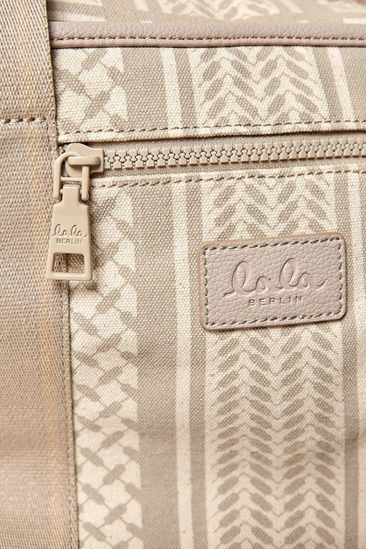 Lala Berlin - Big Bag Muriel 2.0 10011729 - Heritage Stripe Beige