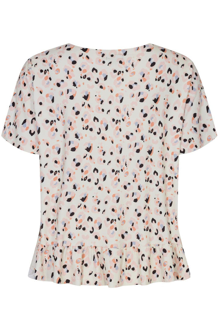 Forudbestilling - Liberte - Alma-Frill-T-Shirt - Pastel Leo (Juni) T-shirts 