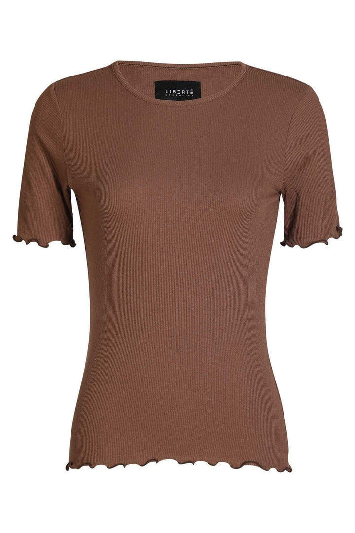 Liberte - Natalia-Ss-Blouse 9971 - Brown