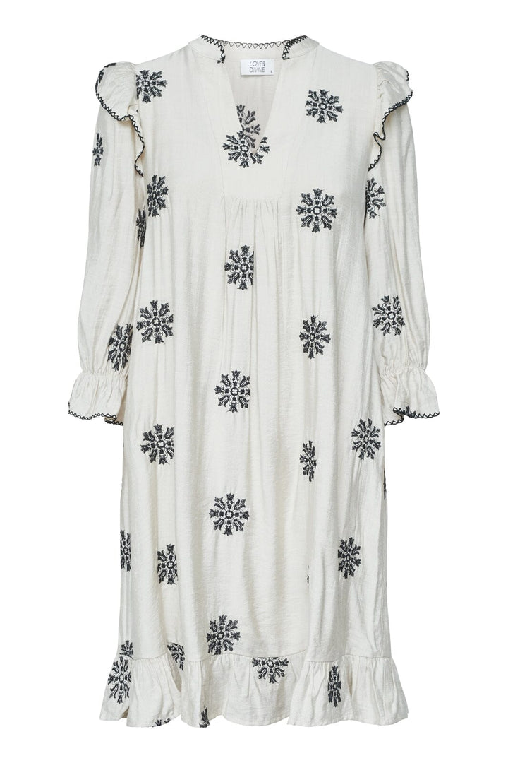 Forudbestilling - Love & Divine - Love1235-1 18775 - 811 - Bamboo/Black Flower Kjoler 