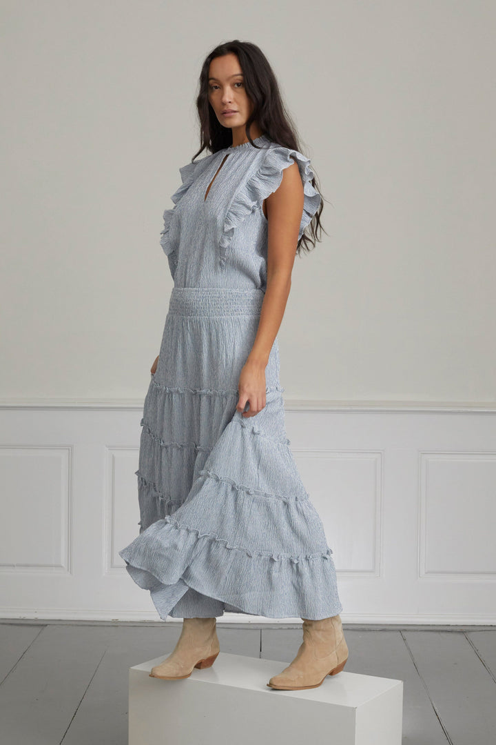 Forudbestilling - Love & Divine - Love1326 18716 - 832 - Blue/White Stripe Nederdele 