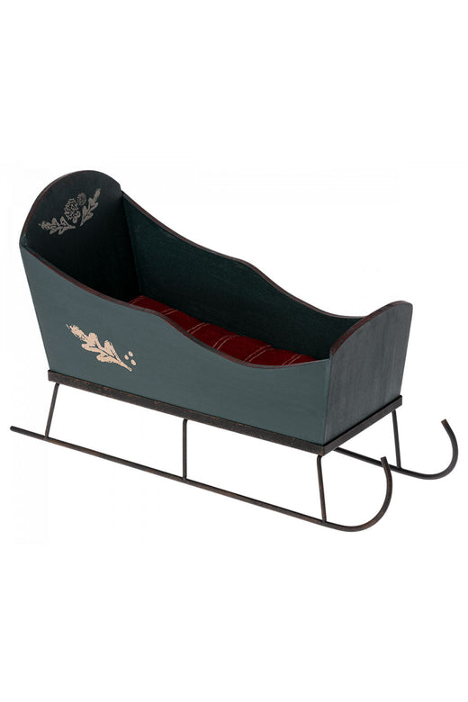 Forudbestilling - Maileg - Sleigh, Medium - Green (2022-10-20) Jul 