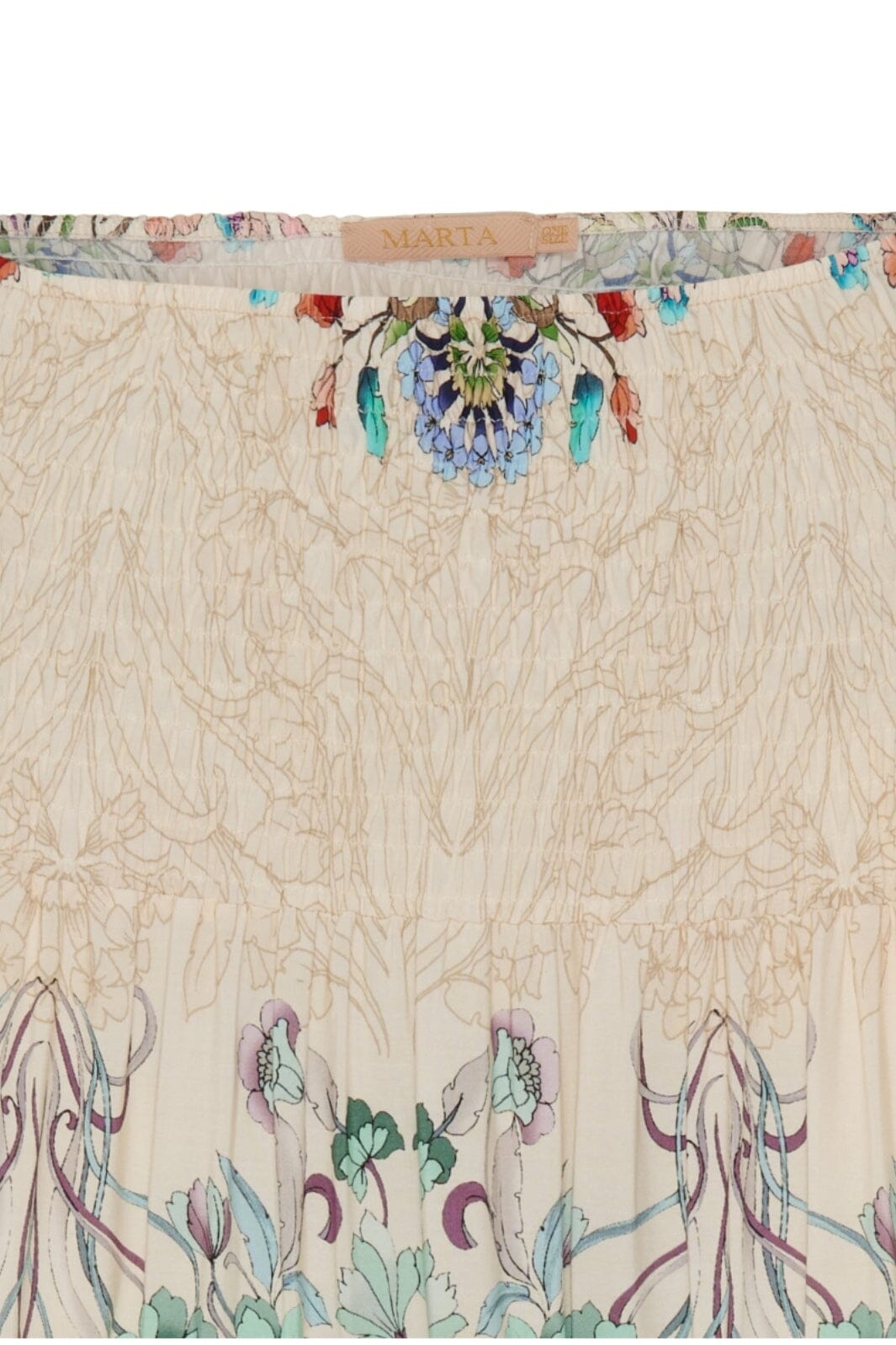 Marta Du Chateau - Mdcjosefina Skirt 5849 - 361Tpzprintbeige