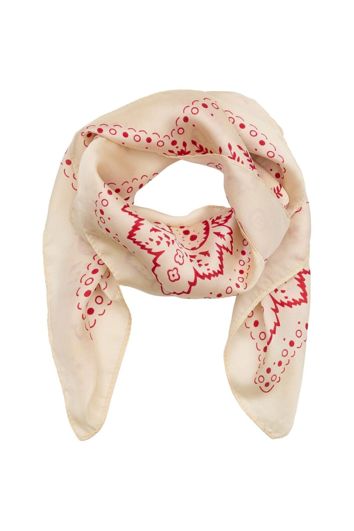 Marta Du Chateau - Mdcjuline Scarf FA-1511 - White/Red