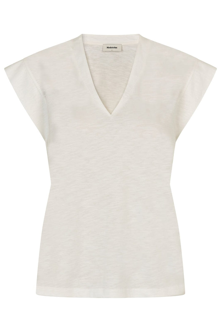 Modström - Neomamd T-Shirt 58450 - 4 - Soft White