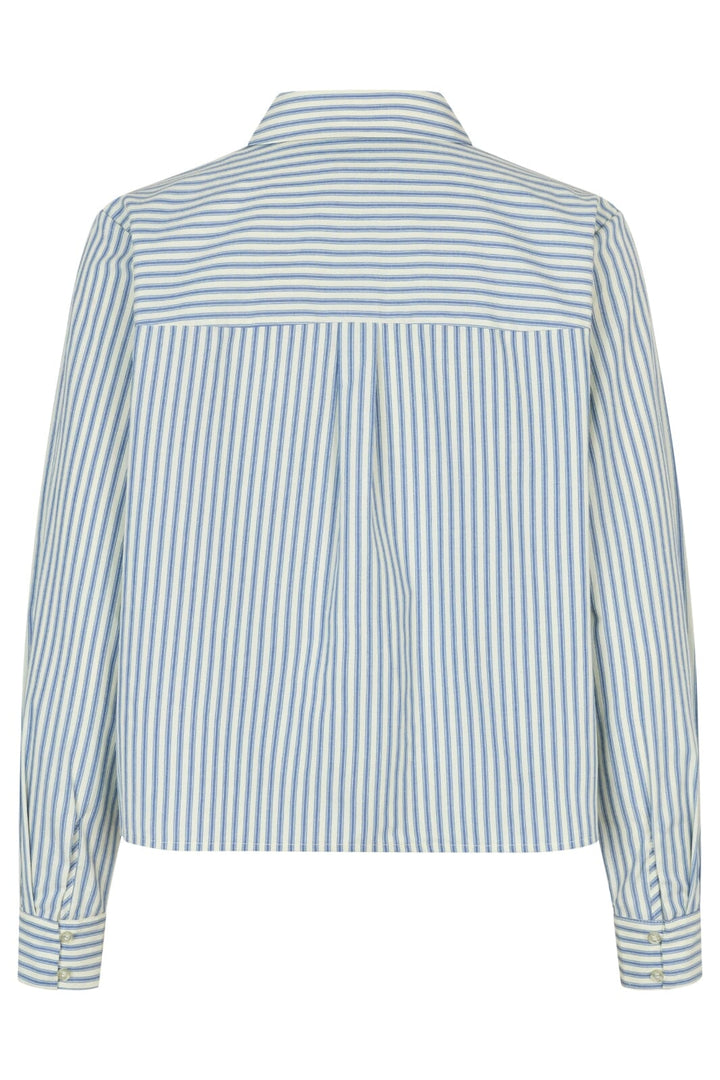 Modström - Nikkomd Shirt 58453 - 11255 - White Blue Stripe
