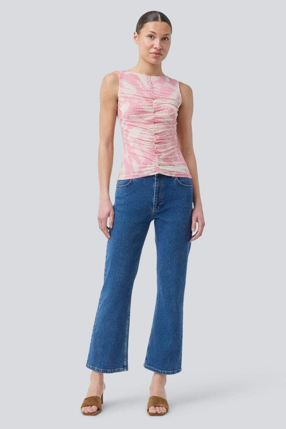 Modström - Nimramd Print Top 58464 - 11513 - Graphic Zebra