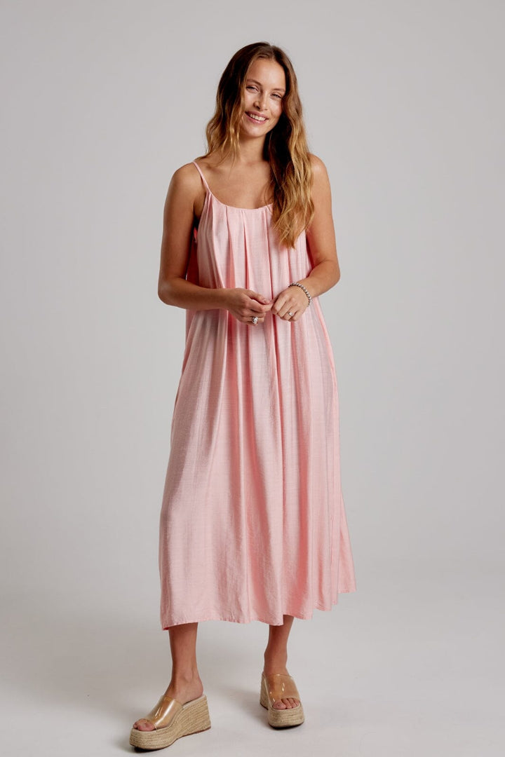 Forudbestilling - Moves by Minimum - Malia Dress 4237 241154237 - 1340 - Cadmium Orange Kjoler 