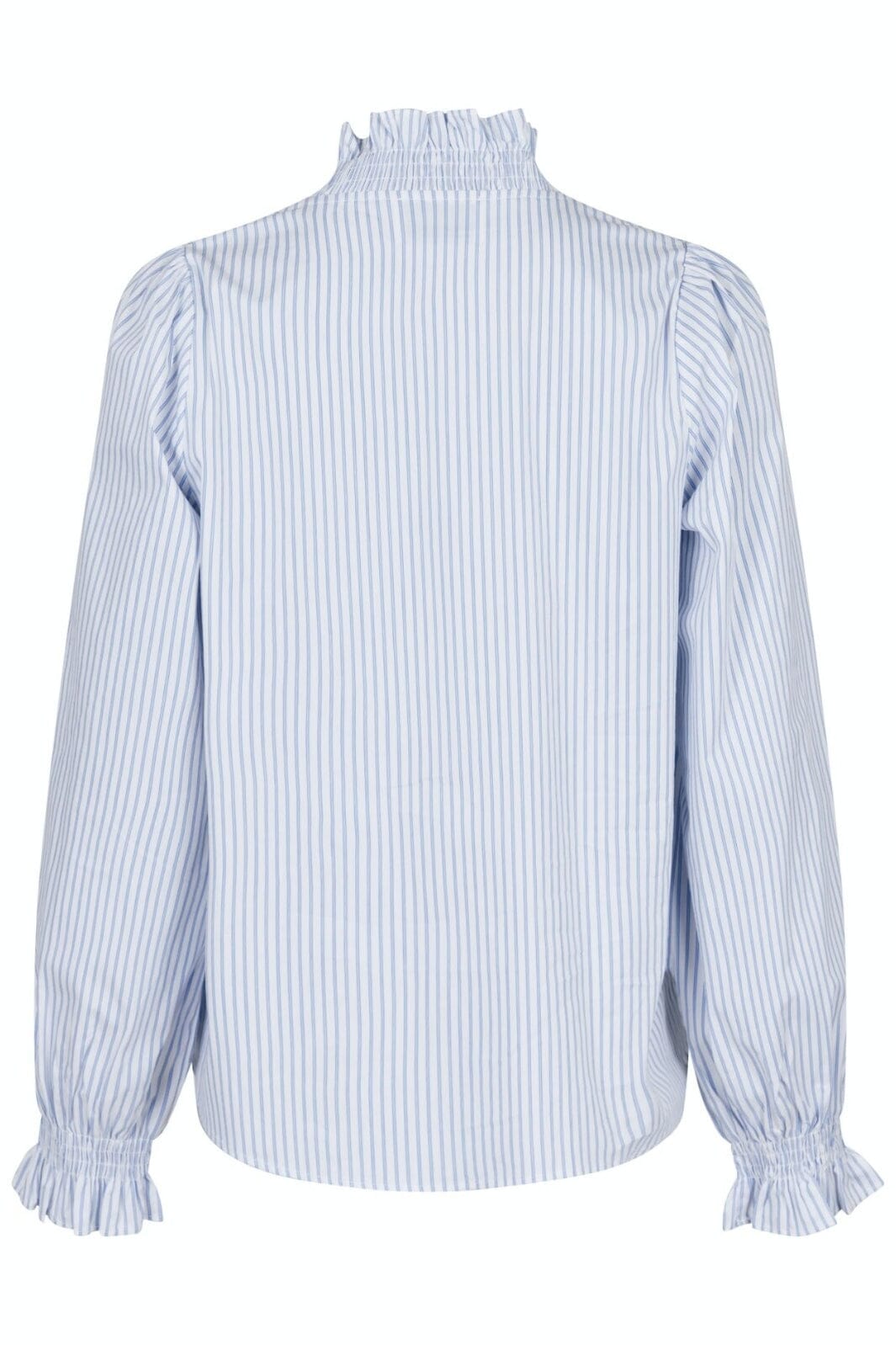 Forudbestilling - Neo Noir - Brielle Stripe Shirt - White/Light Blue - (Marts) Skjorter 