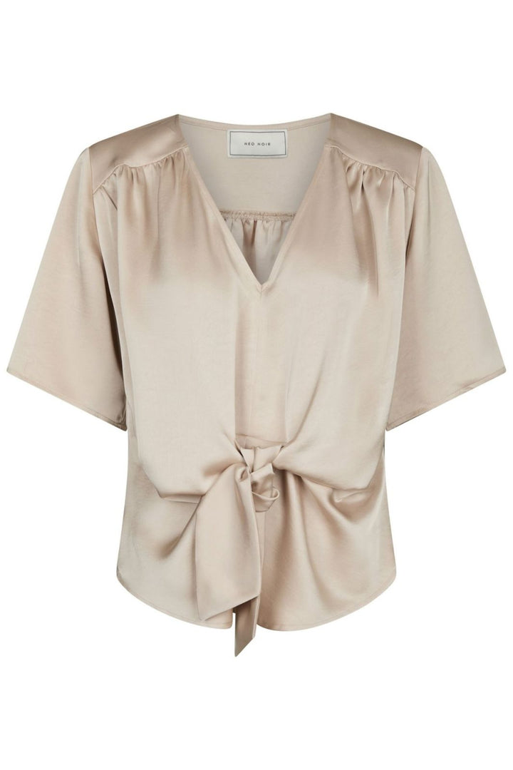 Forudbestilling - Neo Noir - Casadia Heavy Sateen Blouse 165695 - 720 - Champagne Bluser 