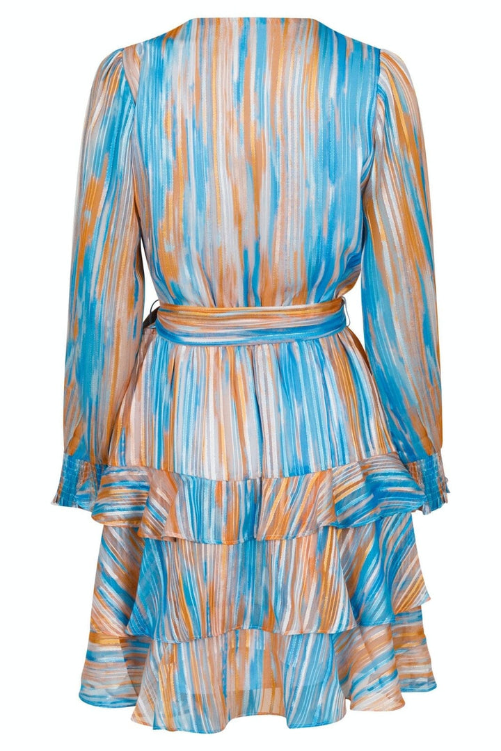 Forudbestilling - Neo Noir - Dennie Blurred Stripe Dress - Blue (April) Kjoler 